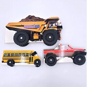 Vintage Interactive Lift The Flap Board Book Set Vehicles Set of 3
